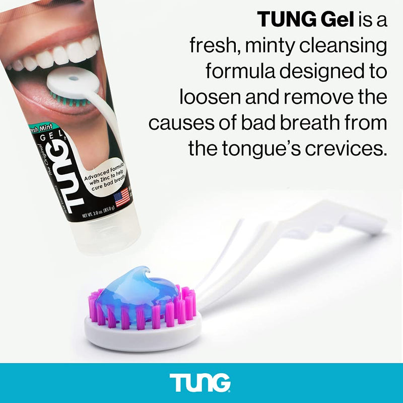 [Australia] - Peak Essentials The Original TUNG Brush Plastic Tongue Cleaner, Scraper and Scrubber Combo, 2 Count 