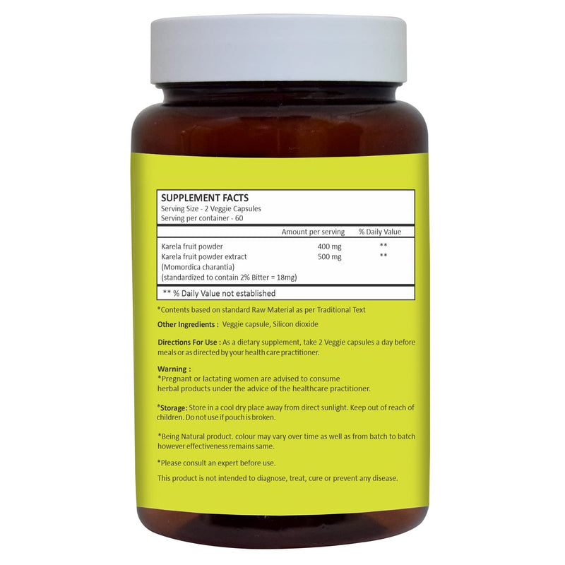 [Australia] - Gurmar Tea Powder and Karela Capsules Pack of 2 Combo 