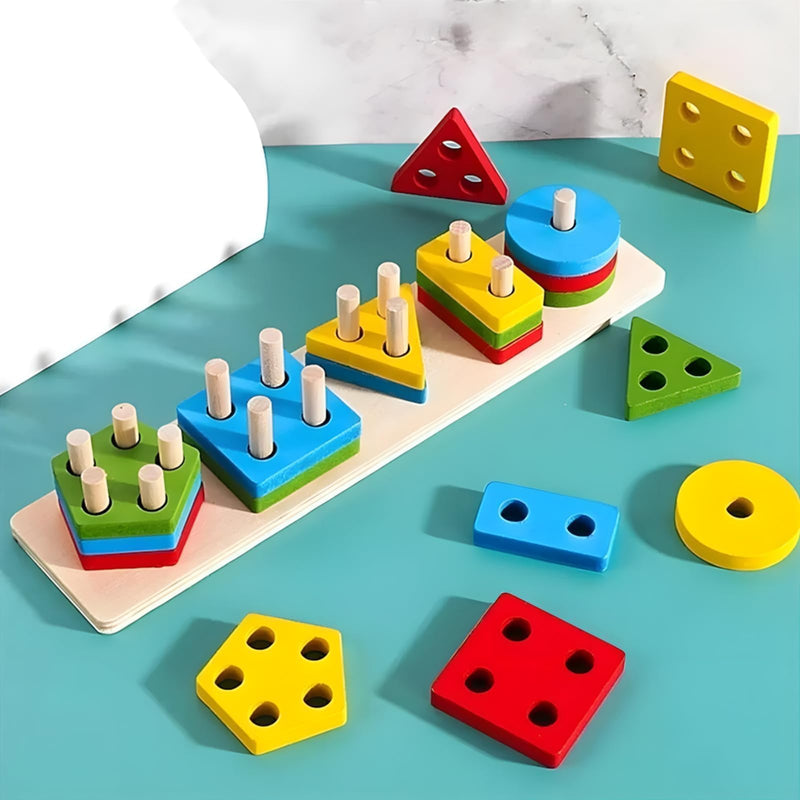 Dementia Activities for Adults, Dementia Aids Elderly Dementia Fidget Toys Sensory Toys for Autism Memory Activities Games Puzzle Geometry Wooden Puzzles for Alzheimers Elderly Memory Activities Games