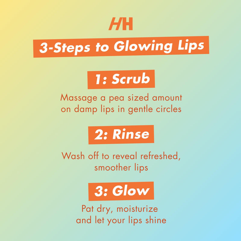 [Australia] - Handmade Heroes Turmeric Lip Scrub with Vitamin C ‚Äì 100% Natural Vegan Exfoliant for Dark Dry Chapped Lips ‚Äì Deep Conditioning Sugar Polish 1oz 