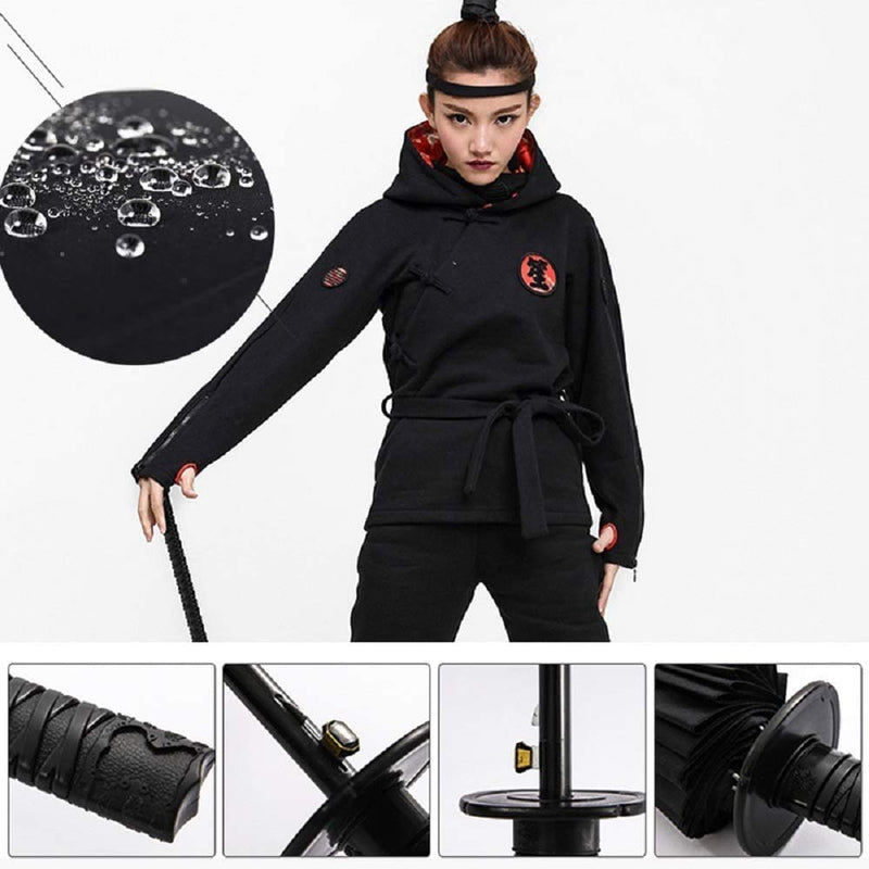 Neutral Handle Umbrella,Samurai Sword Umbrella as Best Christmas Birthday Gifts Cosplay Decoration for Japanese Culture Lover (8 bone)