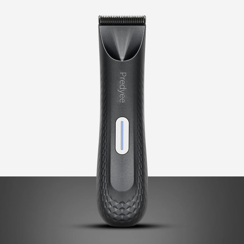 Manscape Trimmer for Men - IPX7 Waterproof Ball/Body Trimmer w/LED Light & Ceramic Blade, 120Min Groomer for Pubic/Groin/Chest, USB-C Fast Charge, No Nicks, Gifts for Him Dad Husband