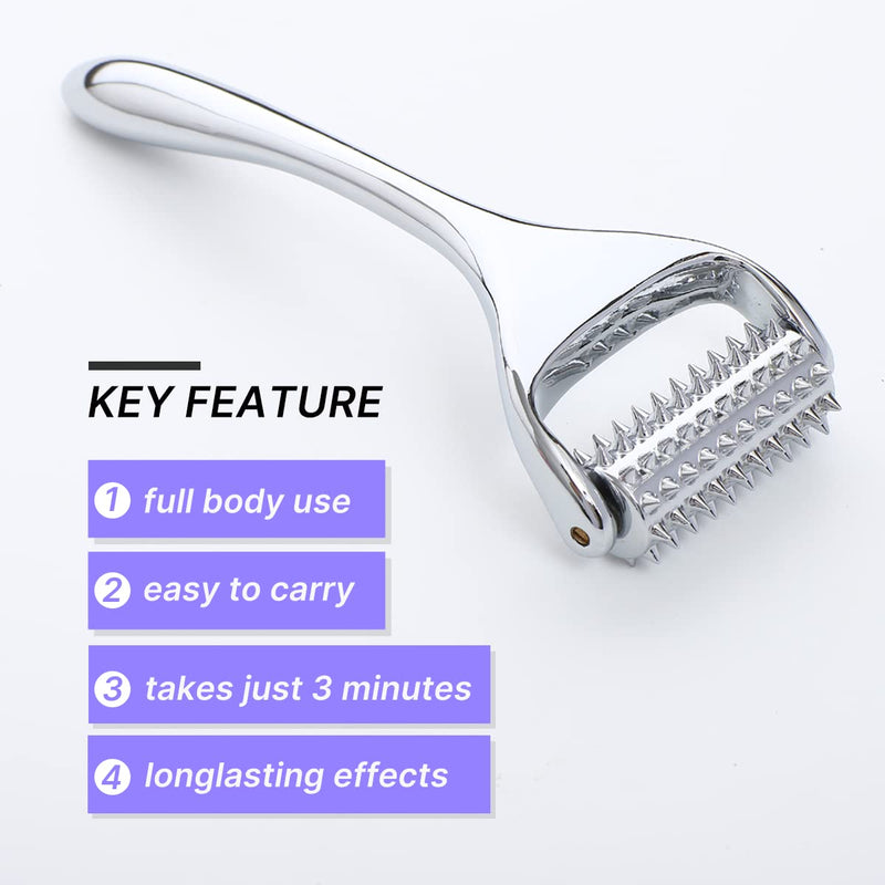 [Australia] - Acupressure roller, Acupuncture Massage Roller for Neck/Head/Hand Pain Relief and Muscle Relaxation 