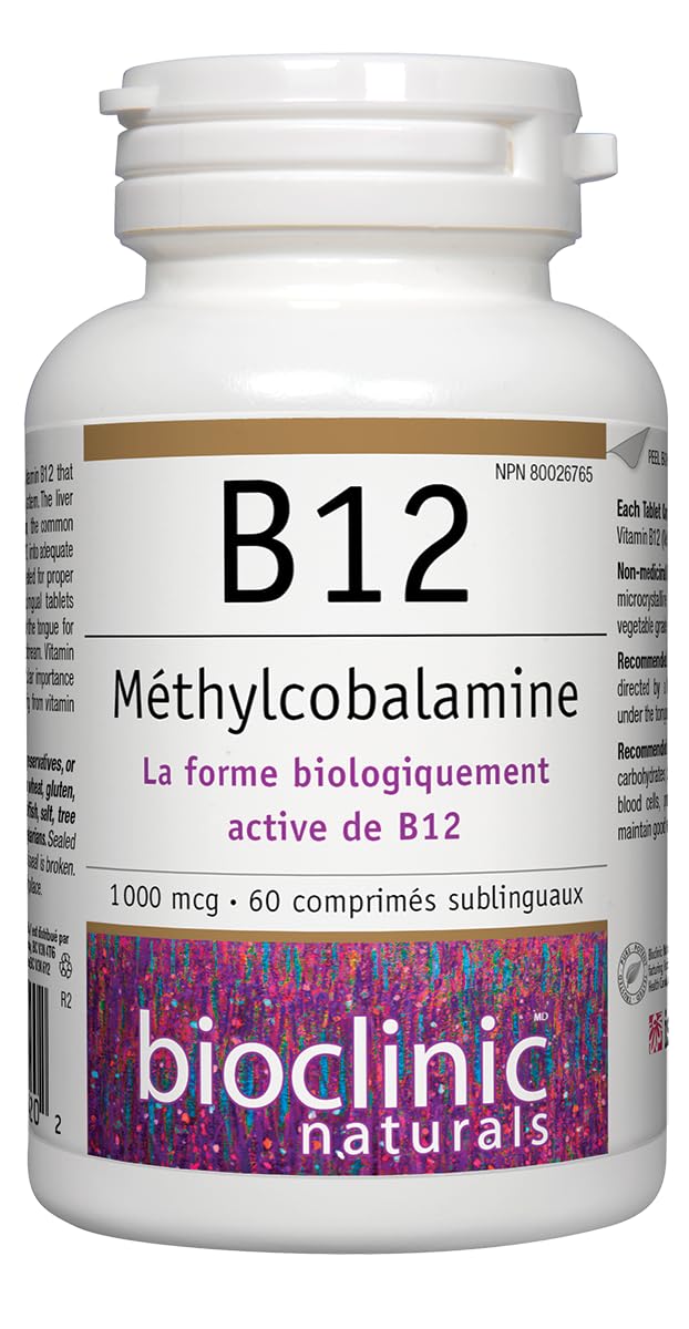 Bioclinic Naturals - B12 Methylcobalamin 1000 mcg 60 loz