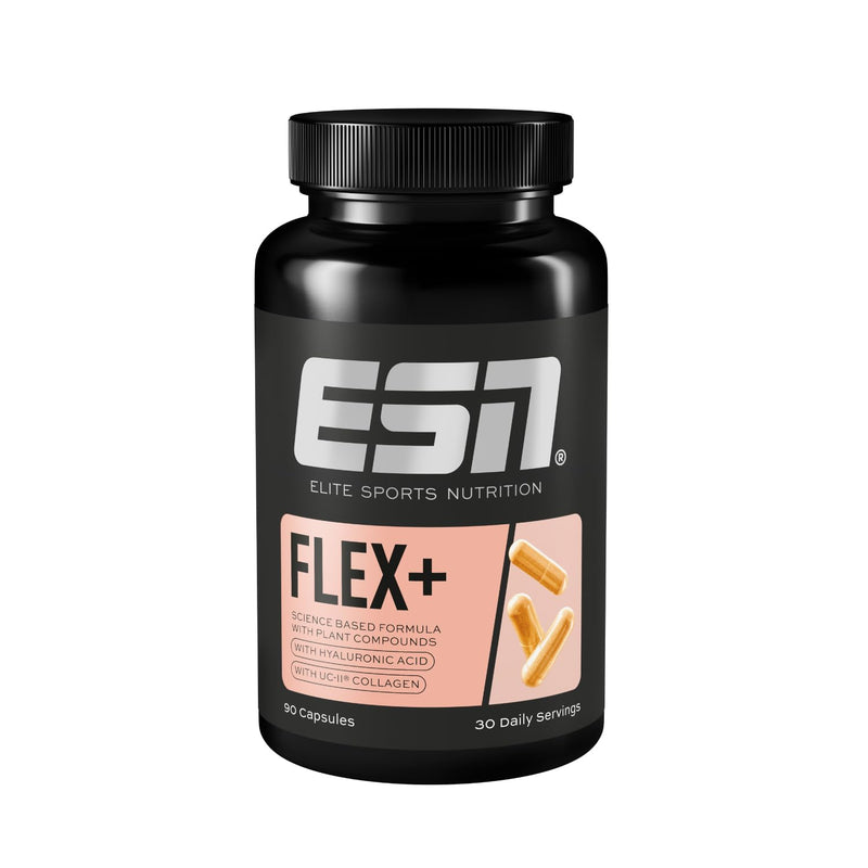 ESN Flex+, 90 Capsules, with Collagen, hyaluronic Acid and micronutrients – Made in Germany
