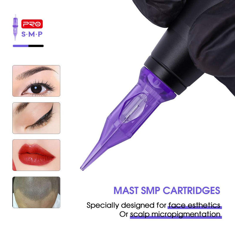 [Australia] - Mast Pro Smp Professional Tattoo Cartridges Needles 3 Round Shader 0.3 MM Needles 1003RS 