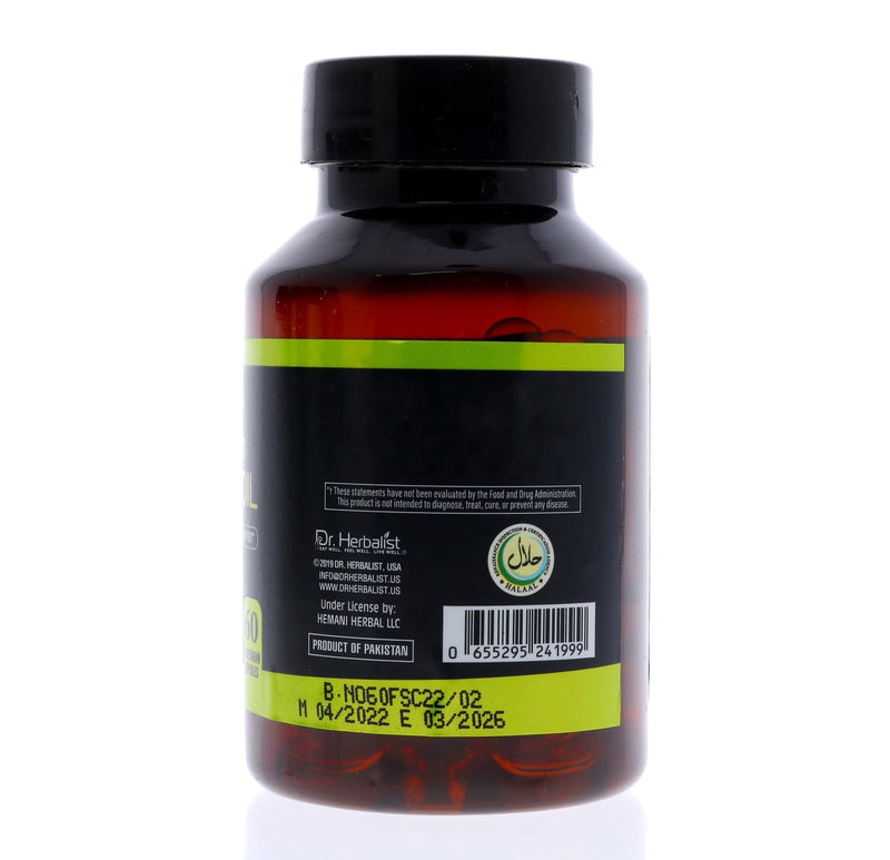[Australia] - Dr. HERBALIST Flaxseed Oil 1600mg - 60 Capsules - Vegan, Gluten-Free, Source of Omega-3, 6 & 9 for Daily Nutrition 