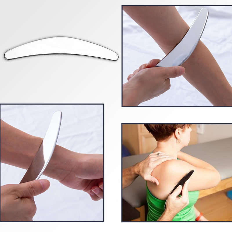 [Australia] - FeelFree Sport 3 in 1 Muscle Scraper Tool-Gua Sha Scraping Tool Physical Therapy Massage Tool-Soft Tissue Mobilization for Back, Legs, Arm (A+D+S) A+D+S 
