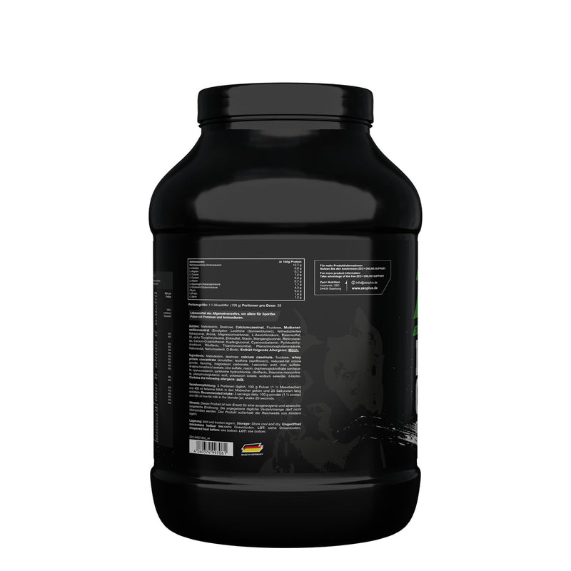 [Australia] - Zec+ Nutrition Bullgainer - 3500 g, chocolate flavor │ Protein powder with vitamins, amino acids and carbohydrates for mass building, Made in Germany 