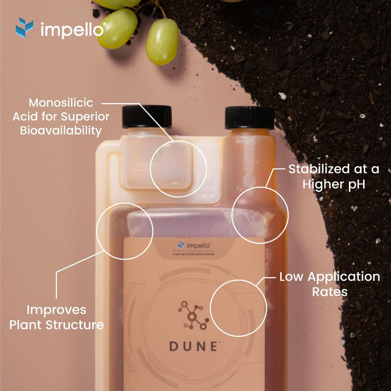 [Australia] - Dune - Bioavailable Silica for Plants ‚Äì Strengthens Cell Walls, Boosts Growth & Stress Resistance ‚Äì Bigger Yields ‚Äì Hydroponic & Soil Compatible - Medicinal, Fruit, Vegetable & Ornamental Growers 