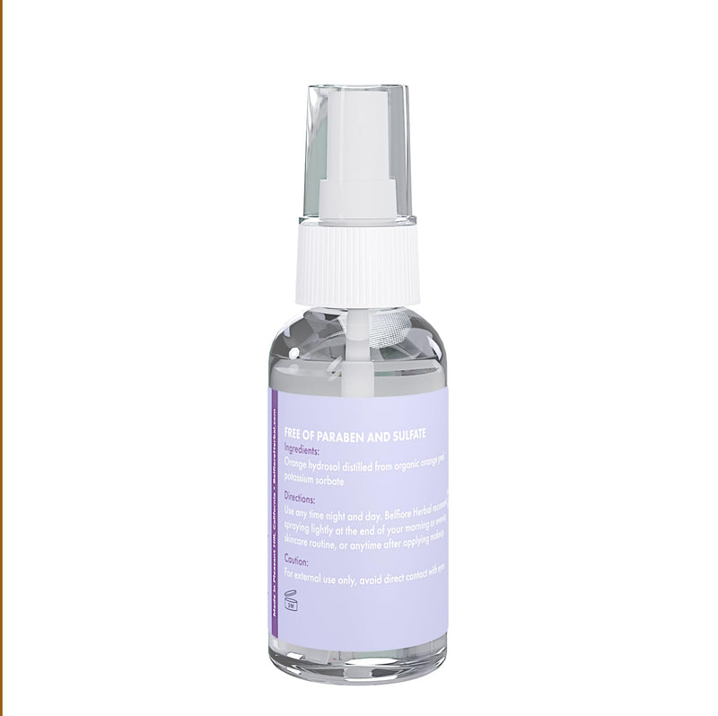 Vitamin C Mist Spray Set, Organic Face & Body Hydration, 100% Natural Orange Plant Extracts, Vegan non-GMO, 2 ounce (3 Pack)