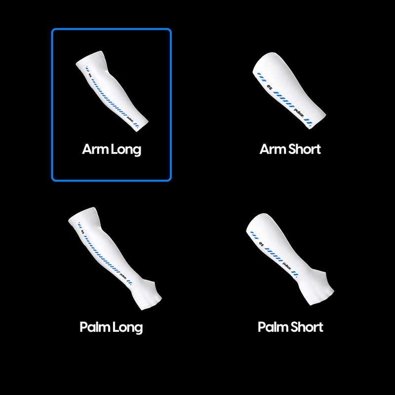 [Australia] - Pulsar eS Gaming Arm Sleeve for E-Sports Gaming Compression Sleeve Arm Length Size M White White M 