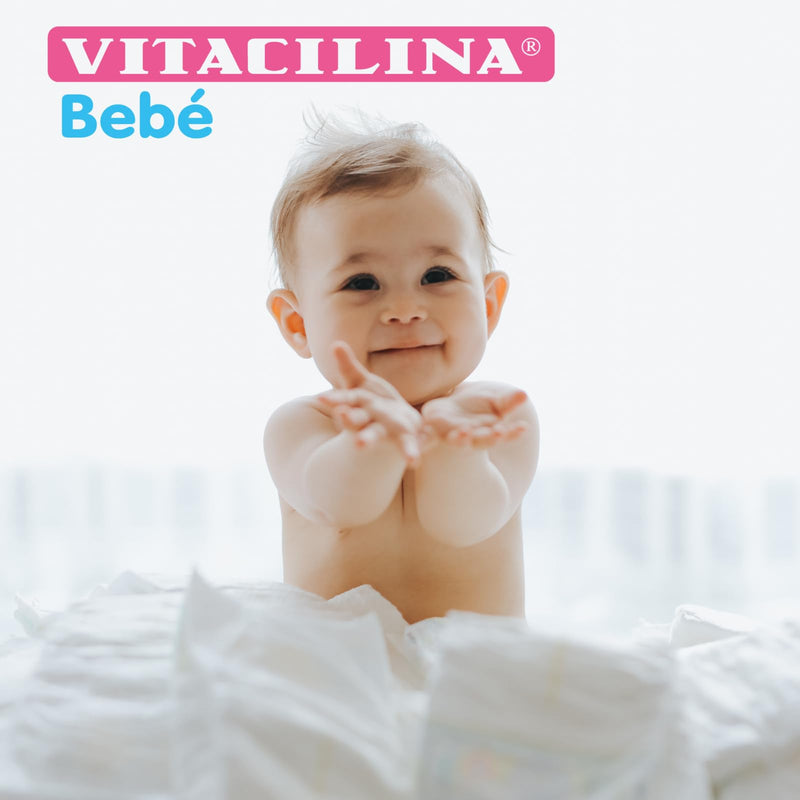 Vitacilina Bebe, Diaper Rash Ointment, Skin Protectant with Vitamins and Wetting oils, Protects Baby's Skin, 2-Pack of 1.76 Oz, 2 Boxes | Skin Protectant, Protects Baby's Skin