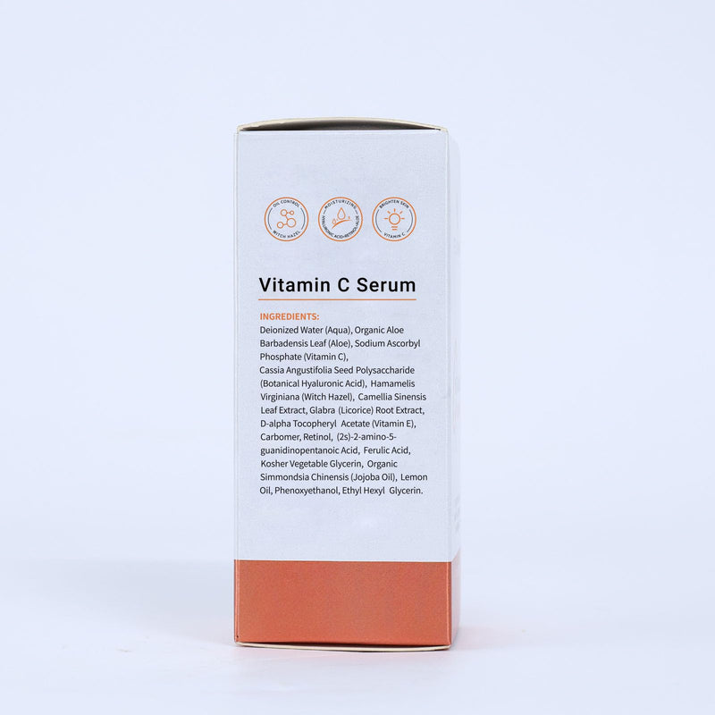 Peauamie Vitamin C Serum for Face Anti Aging with 2% Hyaluronic Acid and 1% Retinol Ferulic Acid,Moisturizer for Fine Lines and Wrinkles 1 Fl Oz x 2 Pack 1 Fl Oz (Pack of 2)