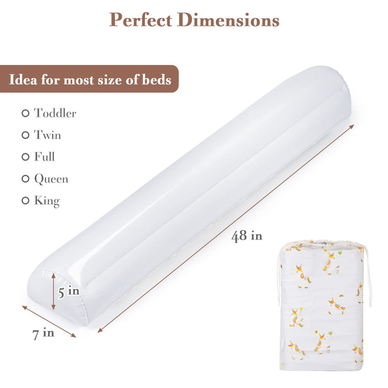 [Australia] - [2-Pack] Travel Bed Rails for Toddlers | Inflatable Bed Rails, Blow up Bed Rails for Kids | Toddler Bed Guard Rail for Full, Queen, King Size Beds | Portable Bed Rail for Home, Hotel Travel 