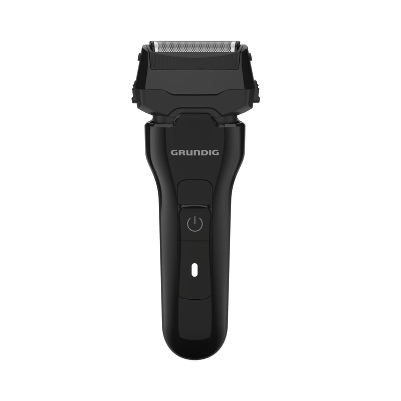 [Australia] - GRUNDIG MS 6330 men's razor, 60 min operating time, fold-out long hair trimmer, 3-fold cutting system, housing made from 74% recycled plastic, worldwide use, black successor 