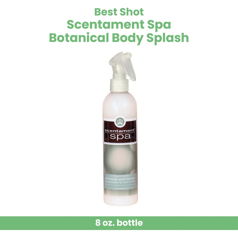 Best Shot Scentament Spa Botanical Body Splash, Body Spray For Pets, Cat And Dog Cologne Spray, Cucumber Melon, 8 Oz. - PawsPlanet Australia