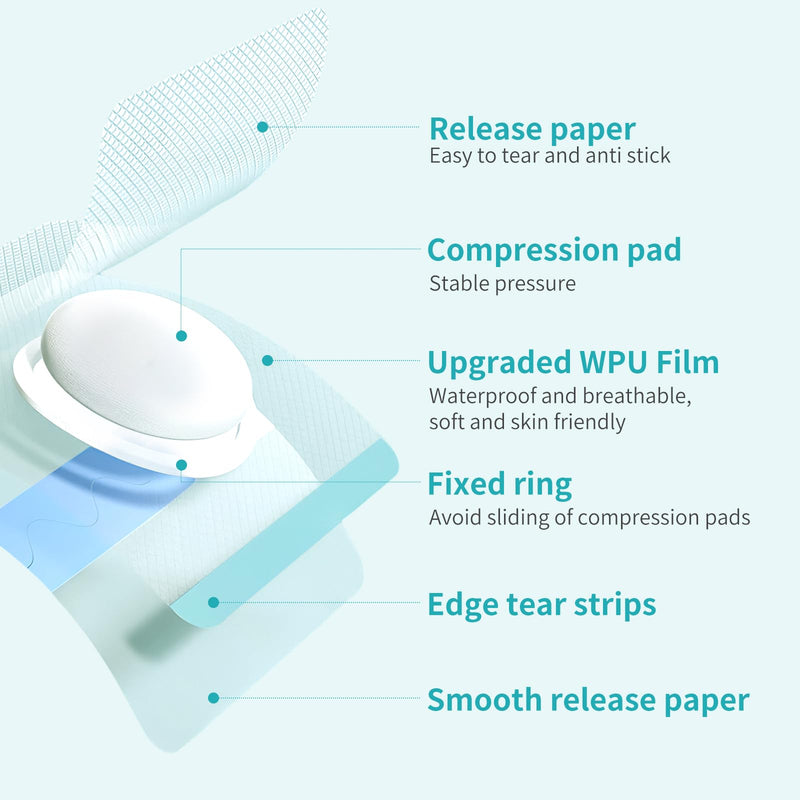 [Australia] - Baby Belly Navel Patches(15 Pieces), Hernia Patch,Belly Button Shaper with Waterproof Cotton Pads,Umbilical Hernia Belt Baby,Baby Belly Button wrap 8×8cm 8*8cm 