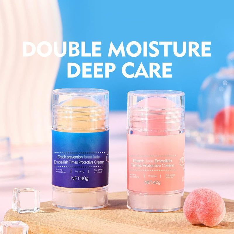 [Australia] - Crack Feet Prevention Stick, Heel Cream For Dry Cracked Feet, Foot Care Cream Moisturizing Foot Balm, Remove Dead Skin And Softening Dry Skin (Pink+Blue) Pink+Blue 