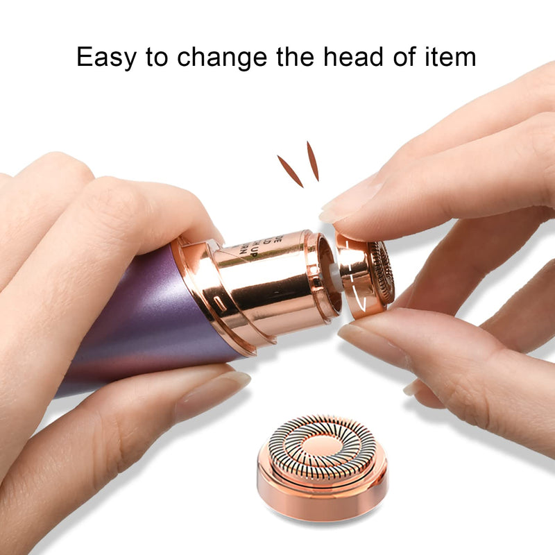 [Australia] - Facial Hair Remover Replacement Heads Gen 2 Double Ring Compatible with Flawless Facial Hair Removal Tool Generation 2 4 pack for flawless Gen 2 
