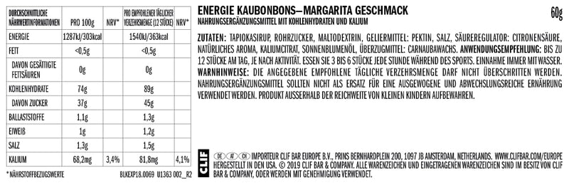 [Australia] - CLIF Bloks 6 test pack (6 x 60g) 