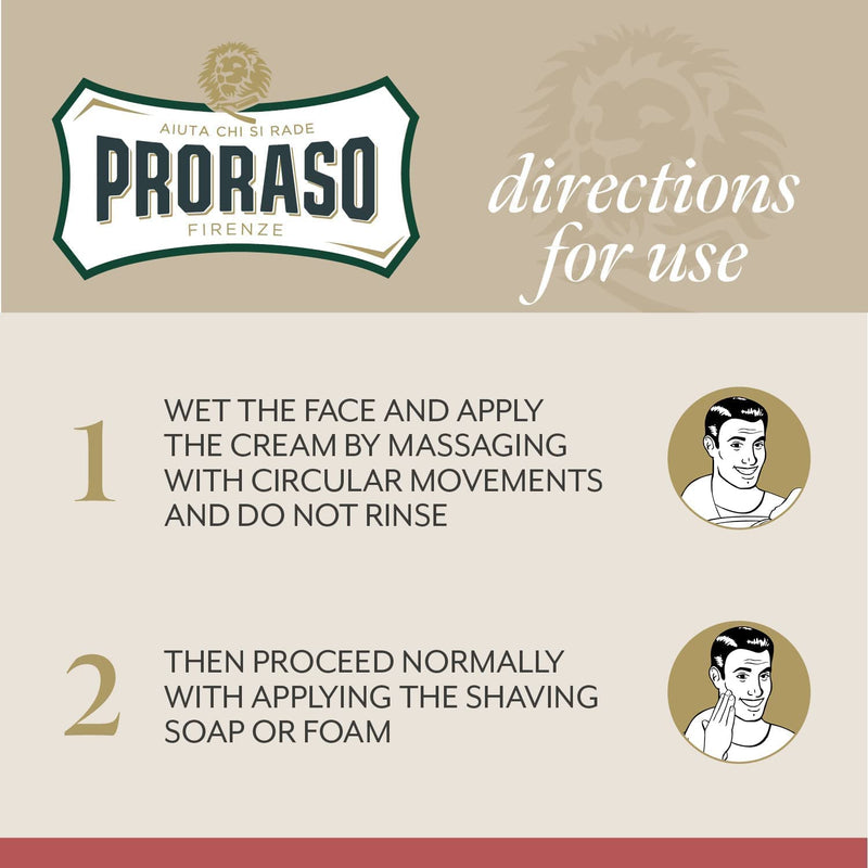 [Australia] - Proraso (Red Line) - Pre-Shave Cream, 100 ml 