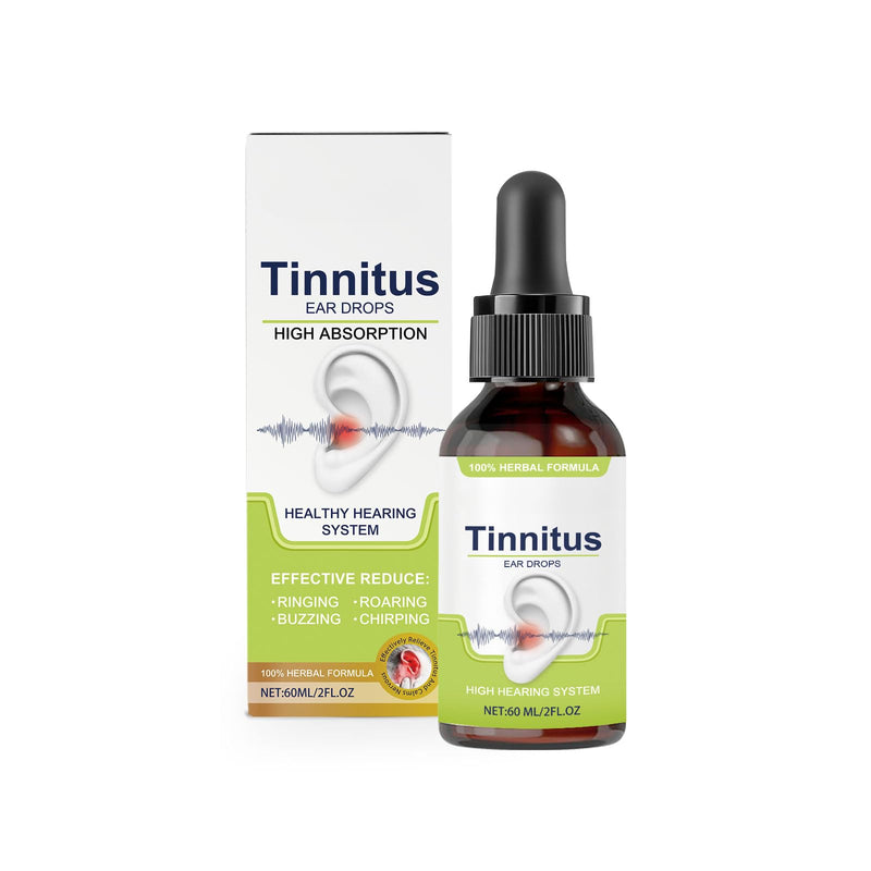 [Australia] - Tinnitus Relief for Ringing Ears - Ear Drops to Reduce Noise, Soothe Clogged Ears and Promote Clear Hearing, Plant-Based FormulaÔºà60ML/2FL.OZÔºâ 