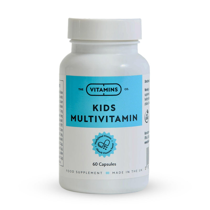 Kids Multivitamin Capsules for Children 4–11 Vitamins for Kids with 13 Essential Nutrients Sugar Free Children’s Vitamins for Immune, Bone & Overall Health