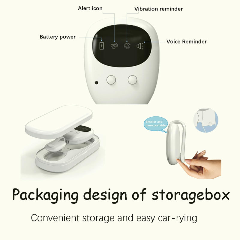 [Australia] - Wireless Bedwetting Alarm for Boys and Girls, Bed Wetting Pee Alarms for Older Kids, Moisture Potty Alarm USB Rechargeable, 3 Working Modes 