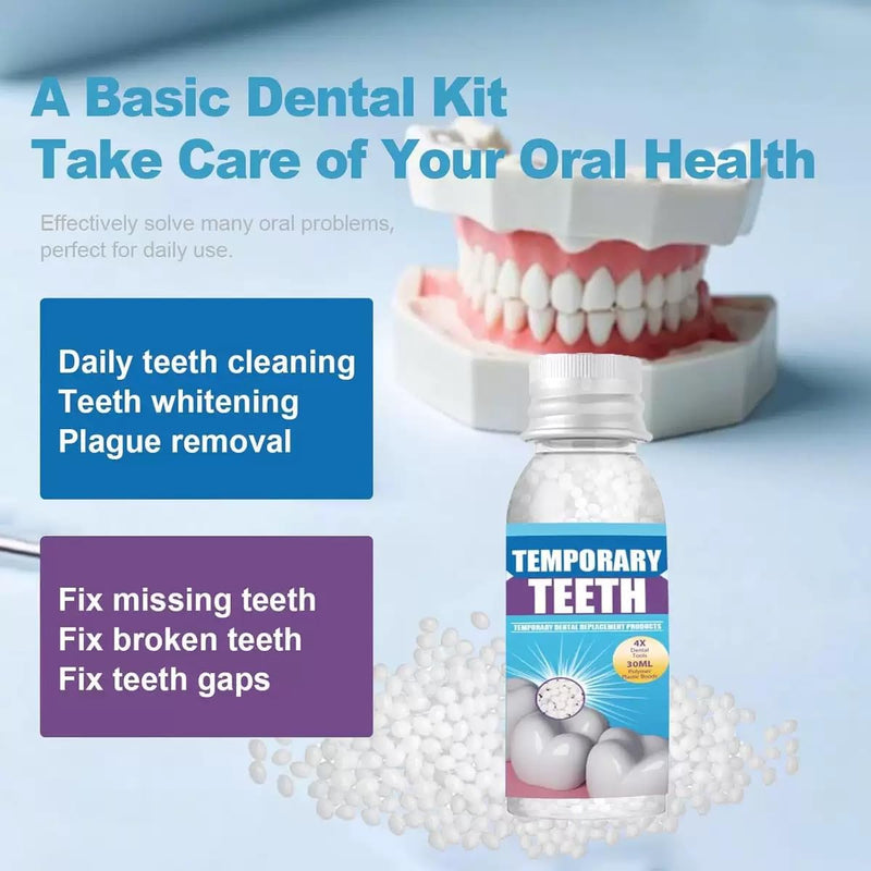 [Australia] - Tooth Repair kit with 4 Dental Tools, Easy-to-Use for Men & Women,Dental Care Kit Fixing Broken Teeth, Save Smile Cause Bad Teeth and Smile Confidently Again 