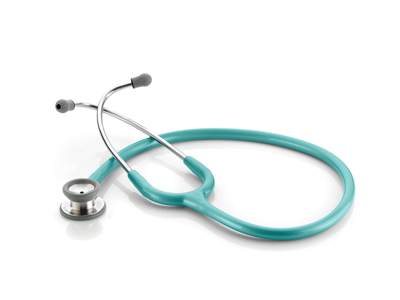 [Australia] - ADC - 604MCA Adscope 604 Pediatric Clinician Stethoscope, 30.5 inch Length, Metallic Caribbean 
