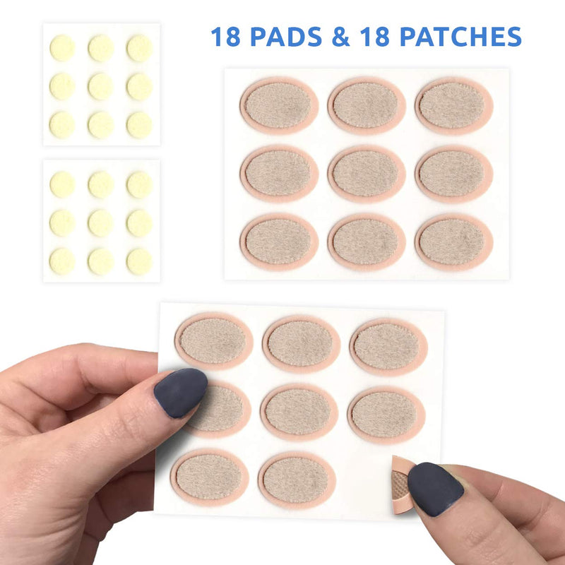 [Australia] - Comfort Zone Corn Removers Medicated Patches, Effective Corn Removal Pads with Salicylic Acid, 18 Medicated Patches and 18 Protective Pads 