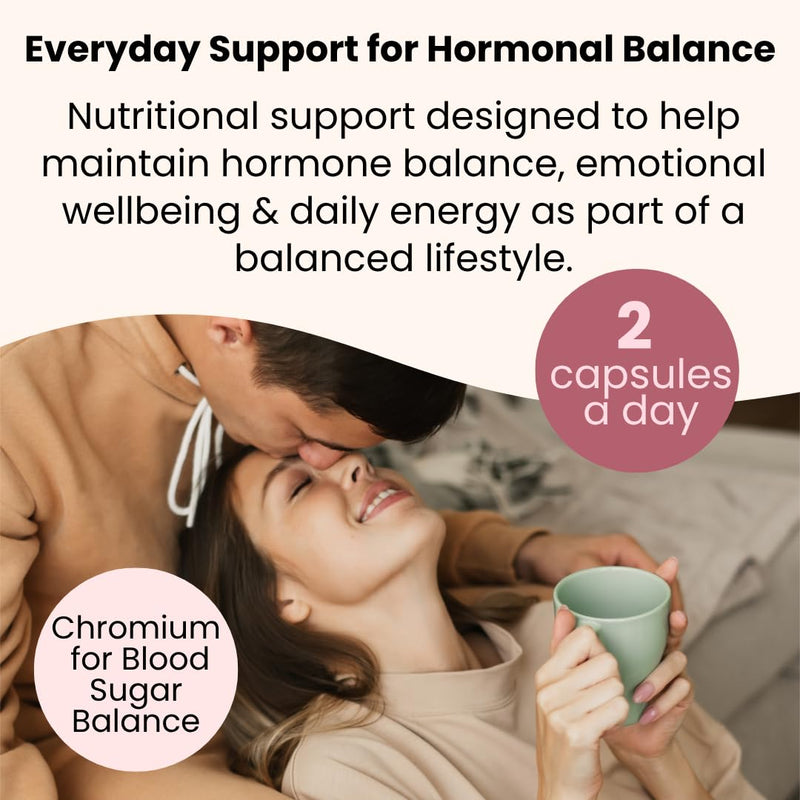 Myo Inositol & D-Chiro Inositol Complex with Chromium, Folic Acid & Vitamin D3 – 120 Capsules - PCOS & Fertility Hormone Support Supplement for Women 120 count (Pack of 1)
