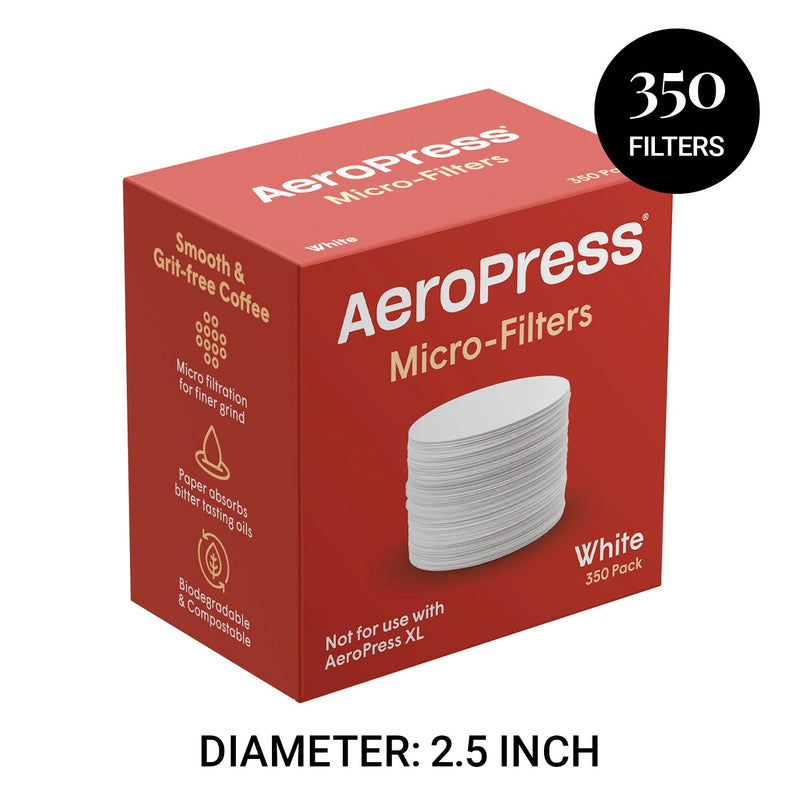 [Australia] - AeroPress Replacement Filter Pack - Microfilters For AeroPress Coffee And Espresso-Style Coffee Maker - 350 count 1 Pack, 350 Filters 