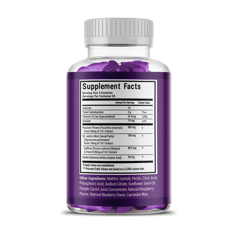[Australia] - Premium Saffron Extract 88.5mg** Gummy - Appetite Control, Eye Support, Boost Energy & Heart Health NON-GMO – Gluten Free – Vegan Friendly- Sugar-Free Antioxidant Boost - Premium Quality - 60 Gummies 