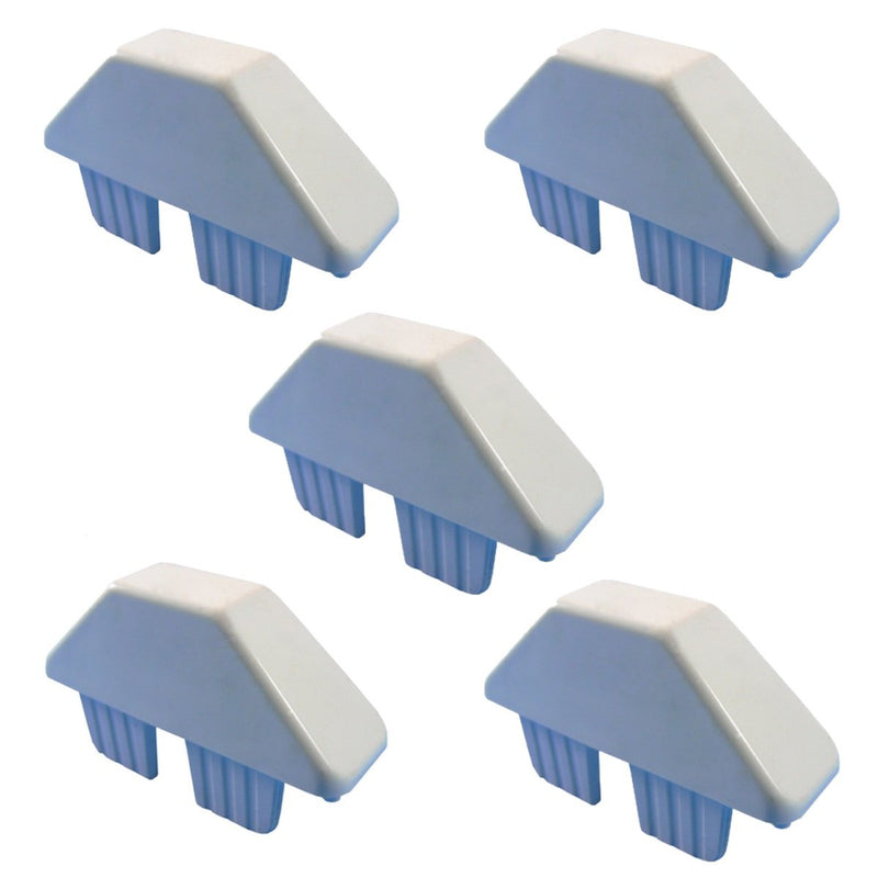 Vinyl Picket Cap Dog Ear 7/8" X 3" White (5 Pack) - PawsPlanet Australia