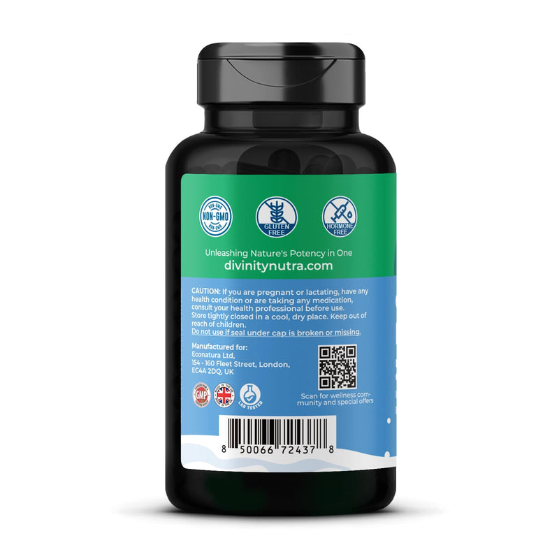 Colostrum Plus 48% IgG with Probiotics Supplement, Premium Bovine Colostrum from Grass-Fed Cows with Acidophilus & Bifido Probiotic Blend, 60 Vegan Capsules, Made in UK