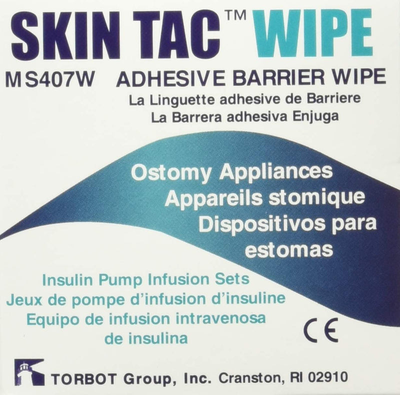 [Australia] - TORBOT Group Skin-Tac-H Adhesive Barrier Wipes, 50/Box Unscented 50 Count (Pack of 1) 