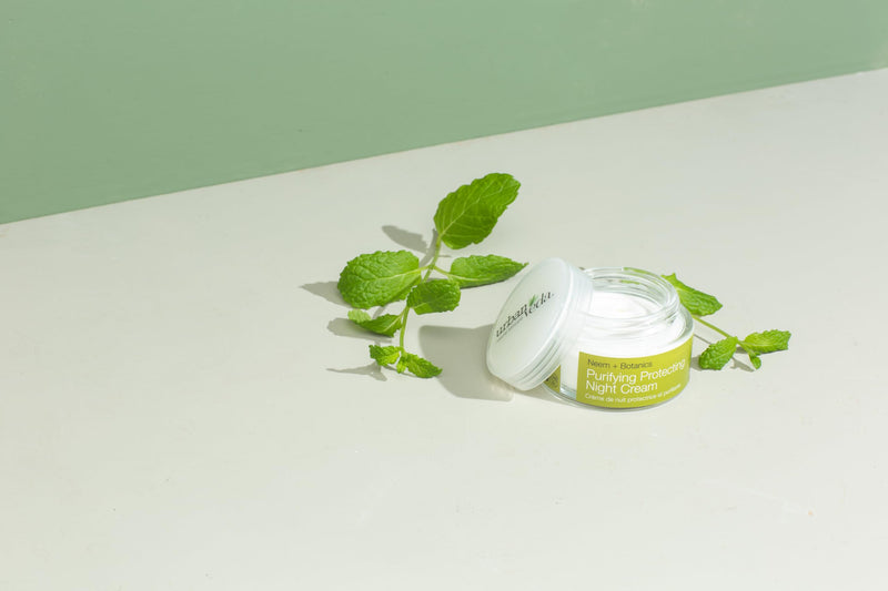Urban Veda Moisturizer Skincare Set | Acne Moisturizer Day Cream, 1.70 Fl oz | Vitamin C Night Cream, 1.70 Fl oz| Face Moisturizer for Oily Skin| Pimple Cream with Tea Tree| Face Cream for Women & Men Day + Night Cream 1.7 Fl Oz (Pack of 2)