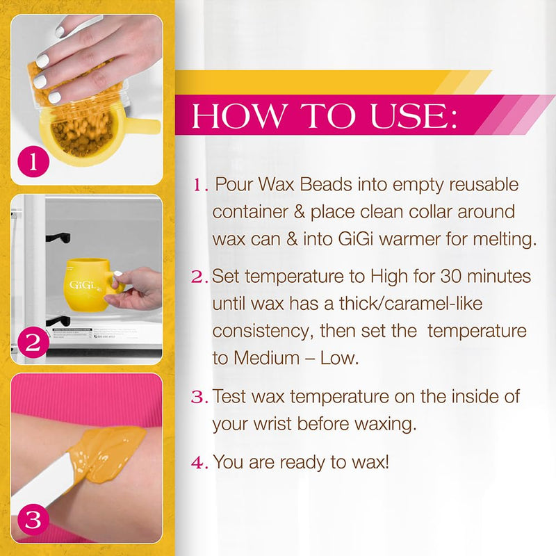 [Australia] - GiGi Microwave Wax Cup for Hard Wax Beads Silicone Cup B0CF4DT9XK 