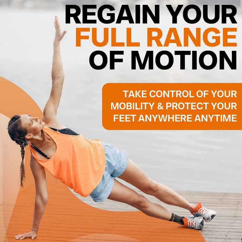 [Australia] - Treat My Feet Compression Ankle Brace with Silicone Ankle Support and Copper - Plantar Fasciitis Brace for Foot Pain & Achilles Tendonitis Relief - Ankle Brace for Women & Men - Small Size Small (Pack of 1) 