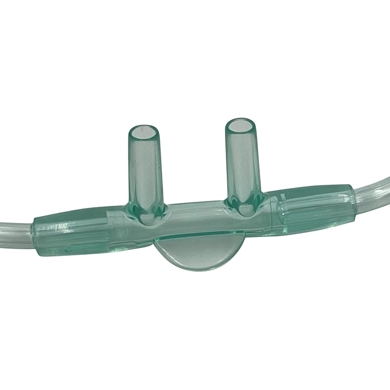 [Australia] - 5pk Adult Oxygen Cannula w/Tabbed Nose Piece, Soft Straight Prongs & 6.5Ft Crush Resistant Tubing 