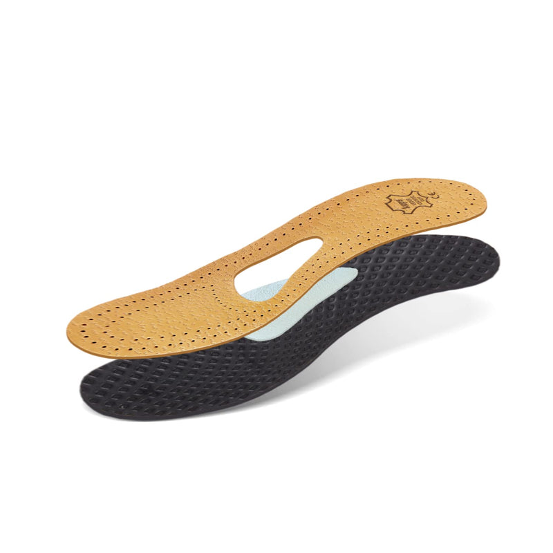 [Australia] - Kaps orthopedic leather insoles good for Morton's neuralgia and forefoot pain, with transverse arch support and padding, for men and women, Allevia 45 