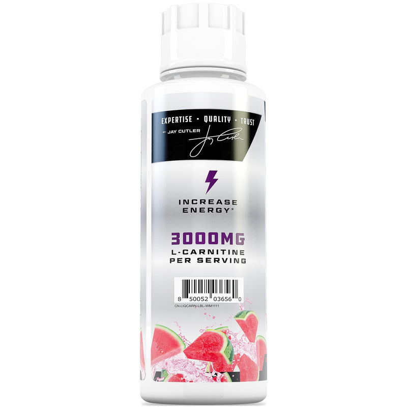 Cutler Nutrition Liquid L-Carnitine Fat Burner with Acetyl L-Carnitine | Watermelon Flavor, 16 fl oz | Triple-Form Liquid with L-Carnitine Tartrate for Energy, Metabolism and Workout Support 16 Fl Oz (Pack of 1)