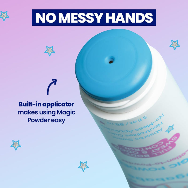 Megababe Magic Powder, Sweat & Odor Absorbing, Talc-Free, 3 fl oz