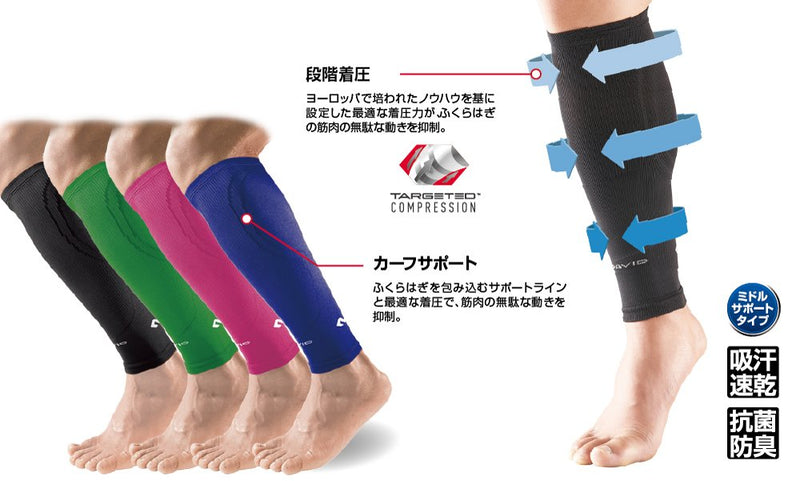 McDavid 8836 Calf Sleeves Black 4