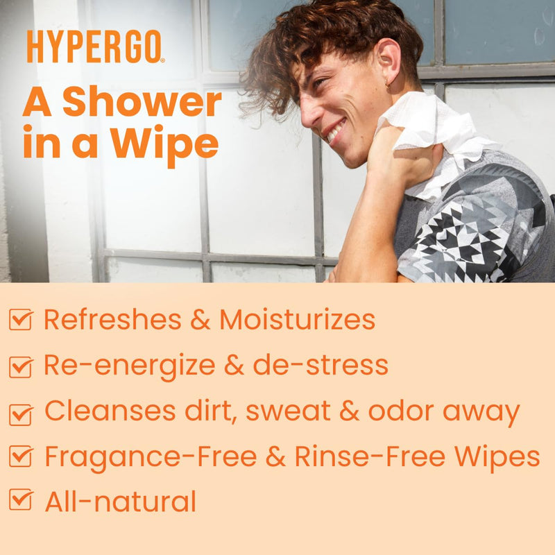 [Australia] - Full-Body Rinse-Free Hypoallergenic Biodegradable Bathing Wipes –All Natural, Refreshing Anytime Anywhere, Post Workout, Camping, Travel, Daily Life, 12”x12” X-Large 20-count, Unscented 1 Pack 20 Count (Pack of 1) 