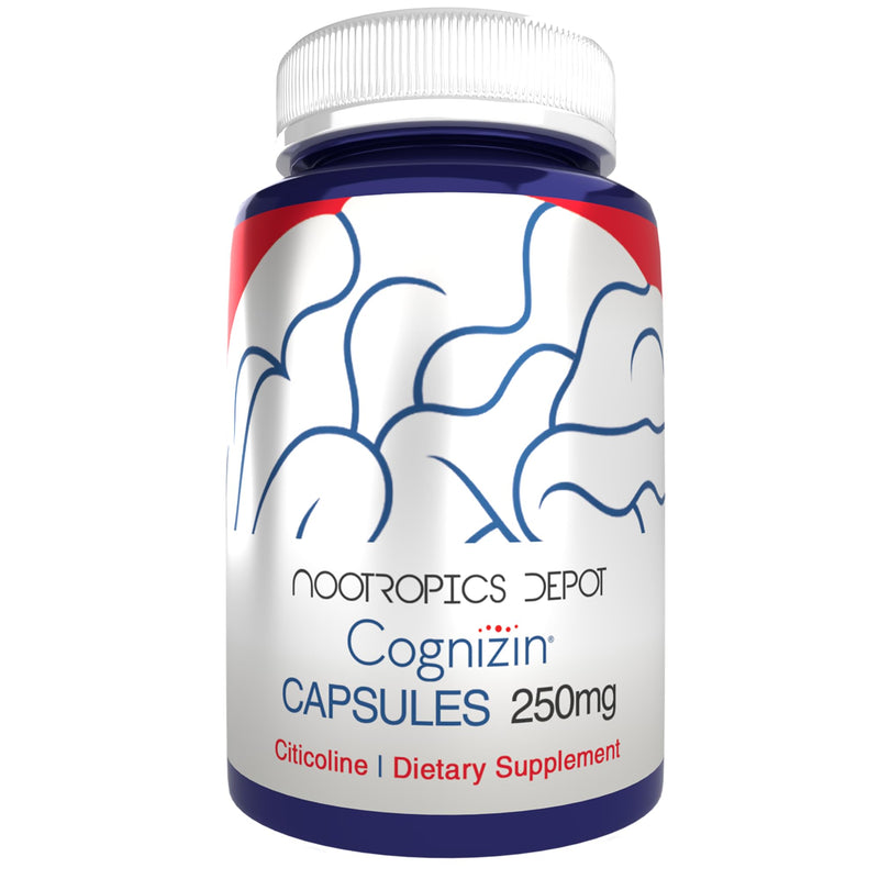 [Australia] - Nootropics Depot Cognizin Citicoline Capsules | 60 Count | Choline Supplement | Brain Health Supplement | Regulates Memory and Cognitive Function | Supports Attention, Focus and Recall 60 Count (Pack of 1) 