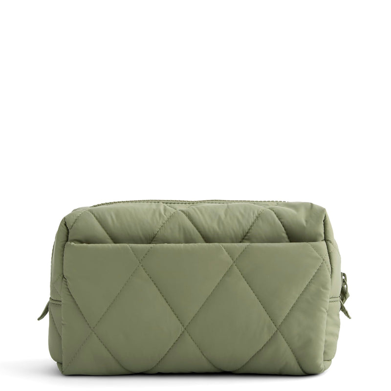 Vera Bradley Medium Cosmetic Bag, Deep Lichen Green
