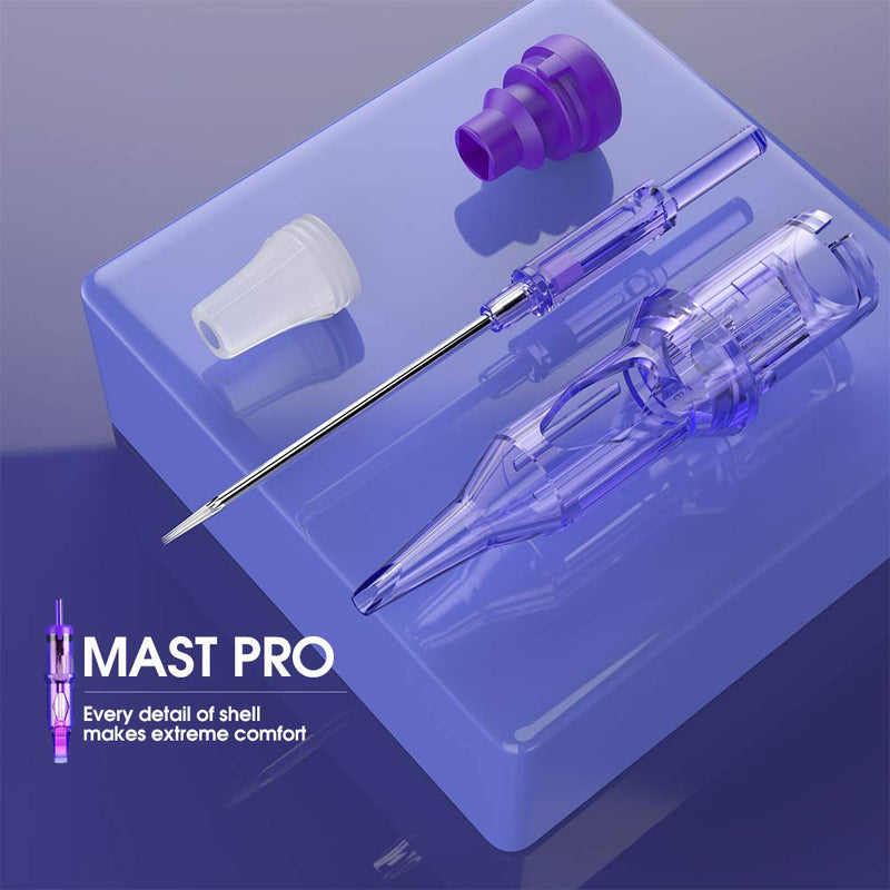 [Australia] - Mast Tattoo Pro Cartridges Needles with Membrane Mixed Sizes Box of 50 Pcs (RL+RS+RM+M1) RL+RS+RM+M1 